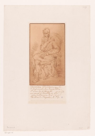 Retrato de un hombre desconocido
Antiguo gendarme (...) de Napoleón I de Paul  Renouard