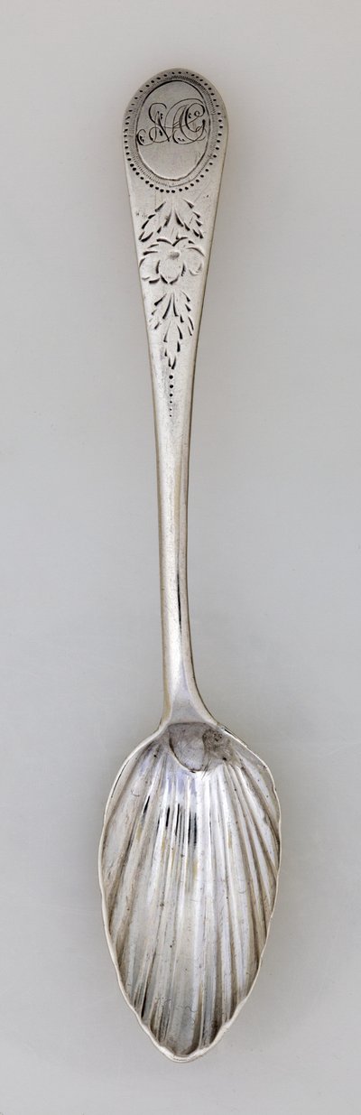 Cucharilla acanalada, c.1785 de Paul Revere