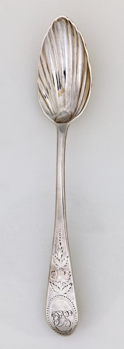 Cucharilla acanalada, c.1785 de Paul Revere