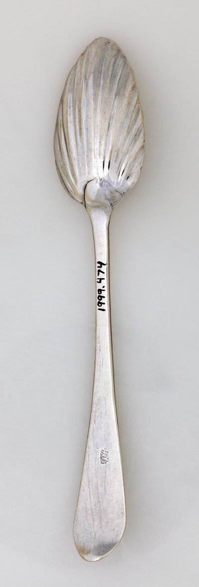Cucharilla acanalada, c.1785 de Paul Revere