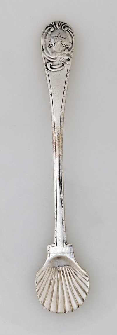 Cucharilla de mostaza o sal, 1781 de Paul Revere