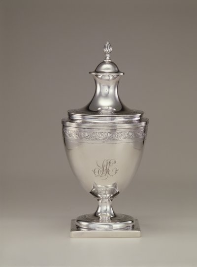 Azucarero con tapa, c.1795 de Paul Revere