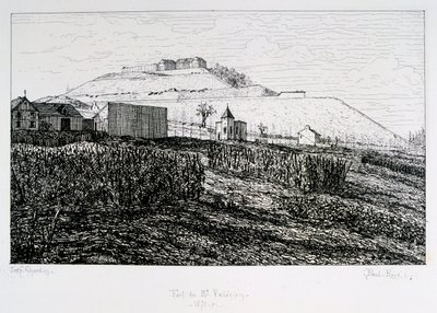 Fuerte de Mont Valerien, Sitio de París, 1870-1871 de Paul Roux
