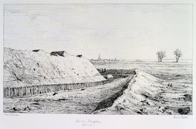 Haute Brugeres, Sitio de París, 1870-1871 de Paul Roux