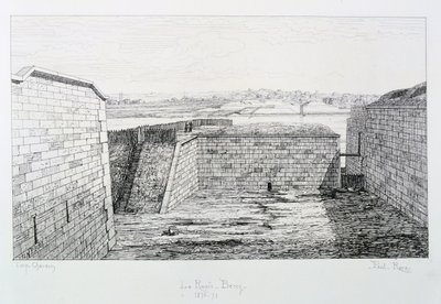 La Rapee-Bercy, Sitio de París, 1870-1871 de Paul Roux