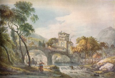Un Paisaje Clásico, siglo XVIII de Paul Sandby