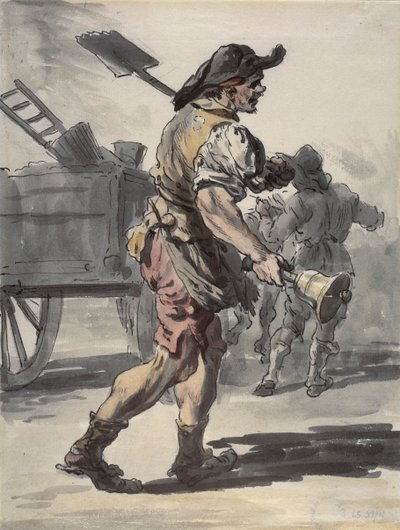 Un carbonero de Londres, 1759 de Paul Sandby