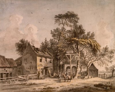 Una casa pública por Paul Sandby, RA de Paul Sandby