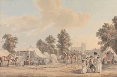 Un campamento en St. James Park de Paul Sandby