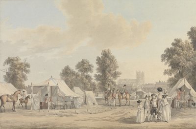 Un campamento en el parque de St. James de Paul Sandby