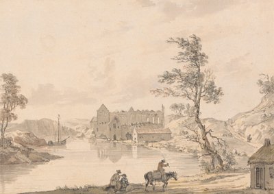 Abadía de Askeaton, cerca de Limerick (Irlanda), a orillas del río Deel de Paul Sandby