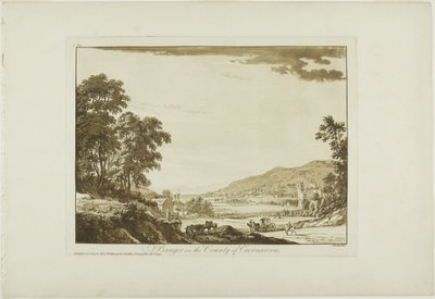 Bangor en el condado de Caernarvon de Paul Sandby