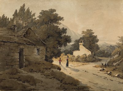 Bassenthwaite, Distrito de los Lagos de Paul Sandby
