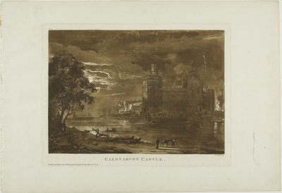 Castillo de Caernarvon de Paul Sandby