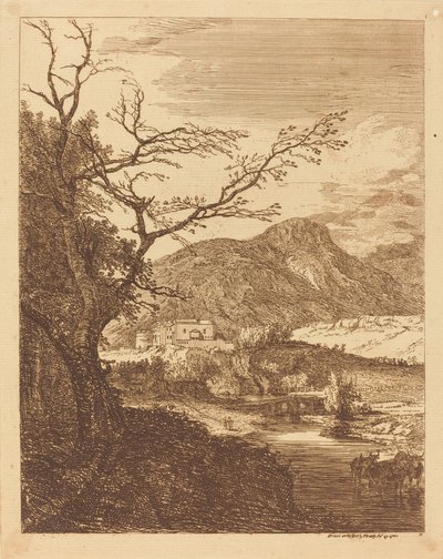 Capricho con el Castillo de Edimburgo y Arthur