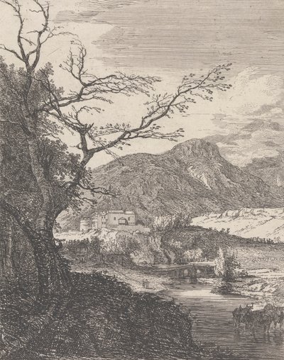 Capriccio con el Castillo de Edimburgo y Arthur