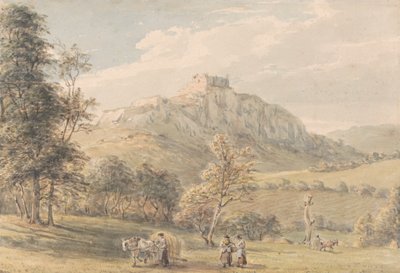 Castillo de Carreg Cennen de Paul Sandby