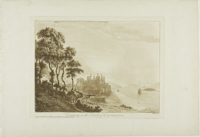 Conway en el Condado de Caernarvon de Paul Sandby