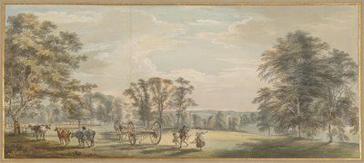 Amanecer en el parque de Luton de Paul Sandby