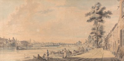 Eton College desde el sur de Paul Sandby