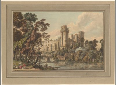 Vista del castillo de Warwick de Paul Sandby