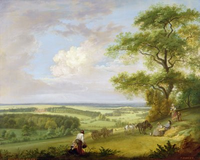 Parque Hackwood, Hampshire de Paul Sandby