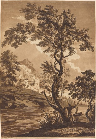 Paisaje italianizante de Paul Sandby
