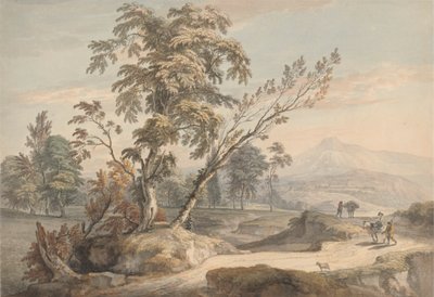 Paisaje italianizante con viajeros nº 2 2 de Paul Sandby