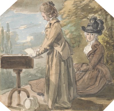 Lady Francis Scott y Lady Elliot de Paul Sandby
