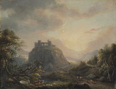 Paisaje con castillo de Paul Sandby