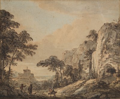 Paisaje con jinete de Paul Sandby