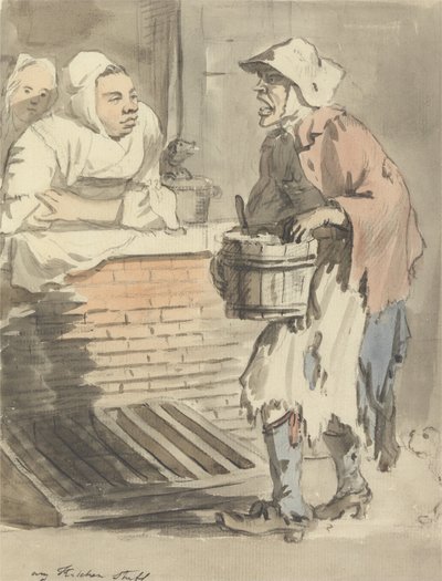 Gritos de Londres- ¿Algún Material de Cocina? de Paul Sandby