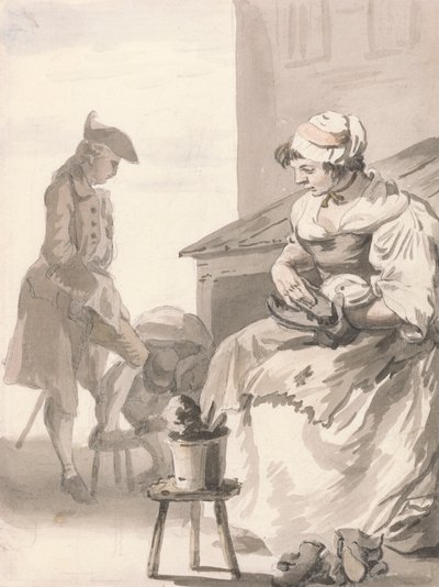 London Cries: Limpiabotas de Paul Sandby