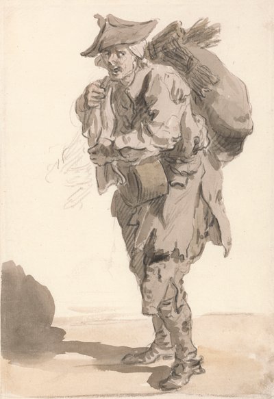 Gritos de Londres: Pequeño carbón o pinceles de Paul Sandby