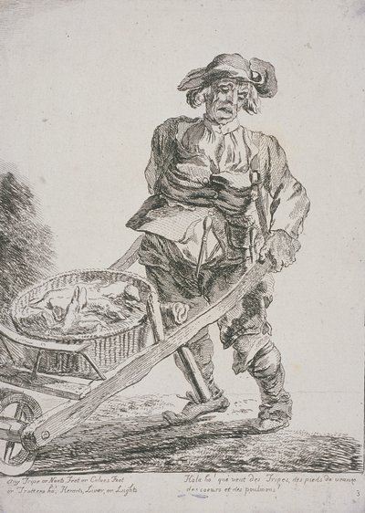Vendedor de despojos, Gritos de Londres de Paul Sandby