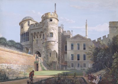 La Puerta Normanda y la Casa del Vicegobernador de Paul Sandby