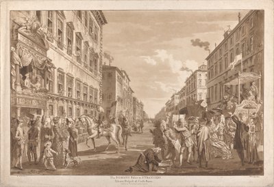 Los romanos, corteses con los extraños de Paul Sandby