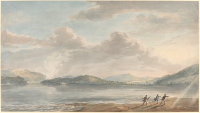 La marea subiendo en Briton Ferry de Paul Sandby