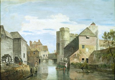 La Puerta Oeste, Canterbury de Paul Sandby