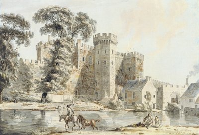La puerta sur del castillo de Cardiff de Paul Sandby