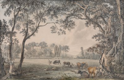Abadía de Valle Crucis, Denbighshire, 1770-79 de Paul Sandby