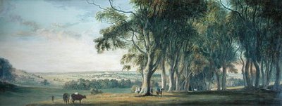 Vista de Windsor, desde Snow Hill en el Gran Parque de Paul Sandby