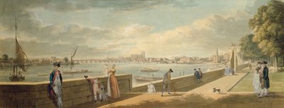 Vista hacia Westminster desde la terraza de Somerset House de Paul Sandby