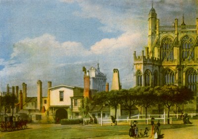 Castillo de Windsor: Capilla de San Jorge, 1768, 1942 de Paul Sandby