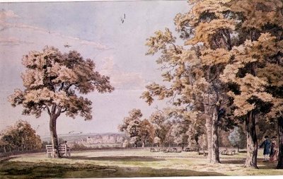 Castillo de Windsor: desde el Gran Parque de Paul Sandby