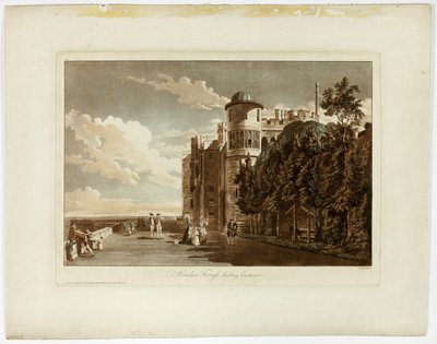 Terraza de Windsor mirando hacia el este de Paul Sandby