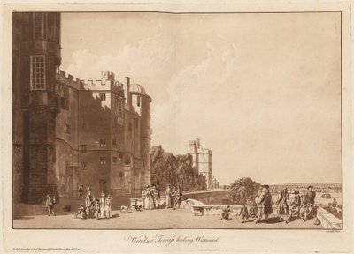 Terraza de Windsor mirando al Oeste de Paul Sandby