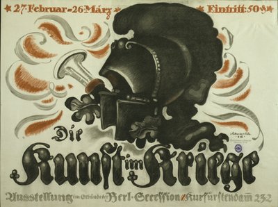 Póster anunciando una exposición de 