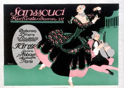 Sanssouci / Kurfürstendamm 217 / Desayunos / Cenas / Sopa de Paul Scheurich