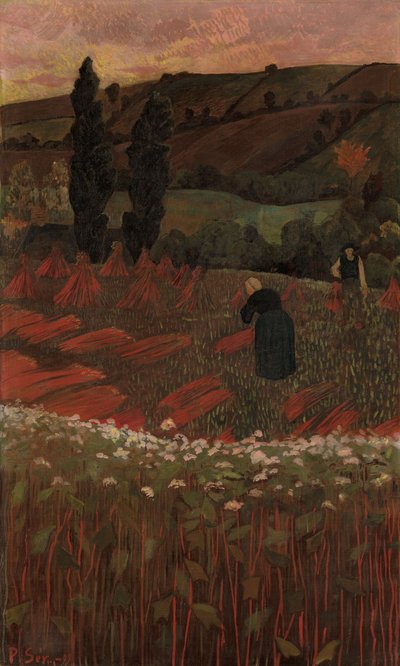 La cosecha de trigo sarraceno de Paul Sérusier
